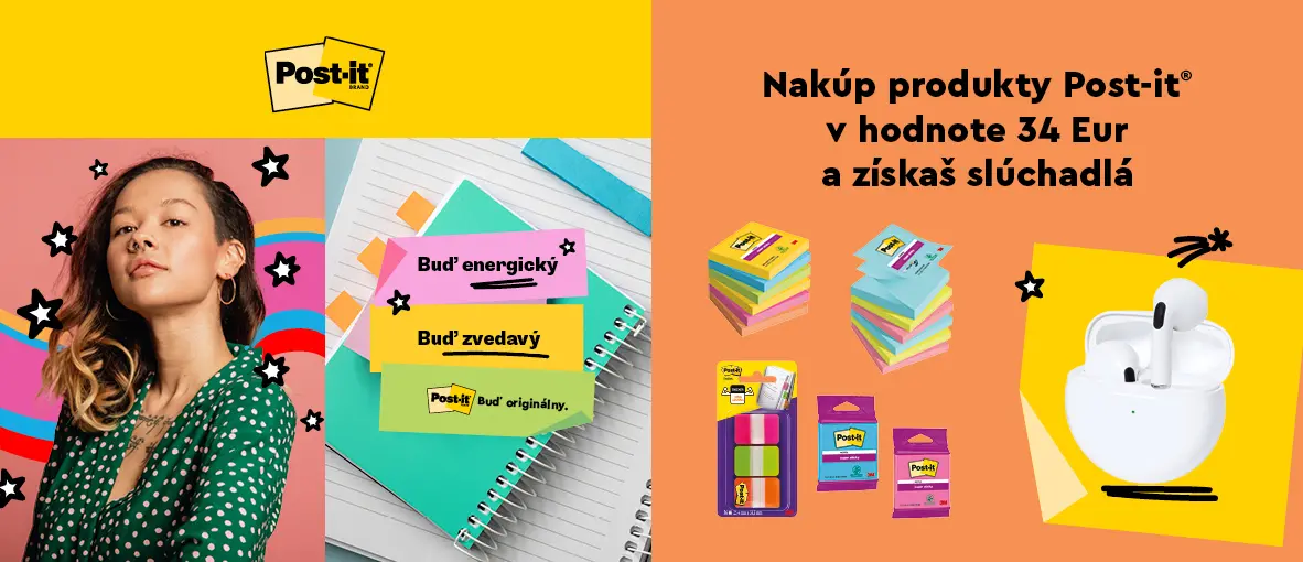 Darček pri objednaní post-it